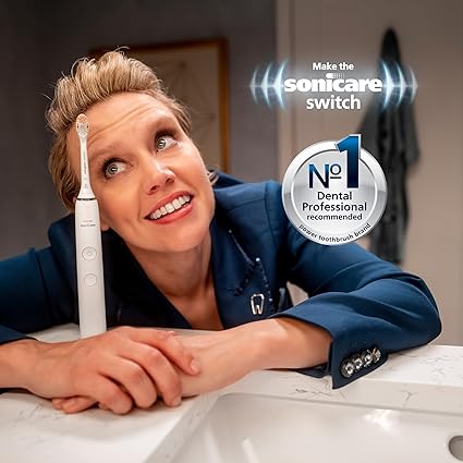 Philips Sonicare ProtectiveClean 5300 Rechargeable Electric Toothbrush, with Pressure Sensor, 3 Cleaning Modes, SmarTimer and QuadPacer, with 2 Bonus Brush Heads, Travel Case, Black, Model