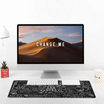 Yzppdhfc Quote You are Large Gaming Mouse Pad Inspirational, Positive Saying Desk Mousepad with Stitched Edges, Non-Slip Base, Waterproof Keyboard Pad, 29.5" X 16"