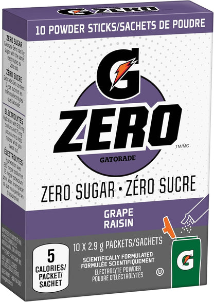 Gatorade Zero Powder Grape 10 x 2.9g