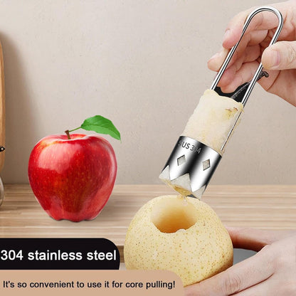 2024 Upgraded Stainless Steel Fruit and Bell Pepper Corer - Red Pepper Seed Remover Tool for Vegetables and Kitchen Gadget, 1 Pack