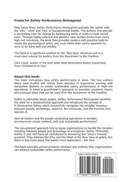 Safety Performance Reimagined: A 4D Approach to Organizational Performance