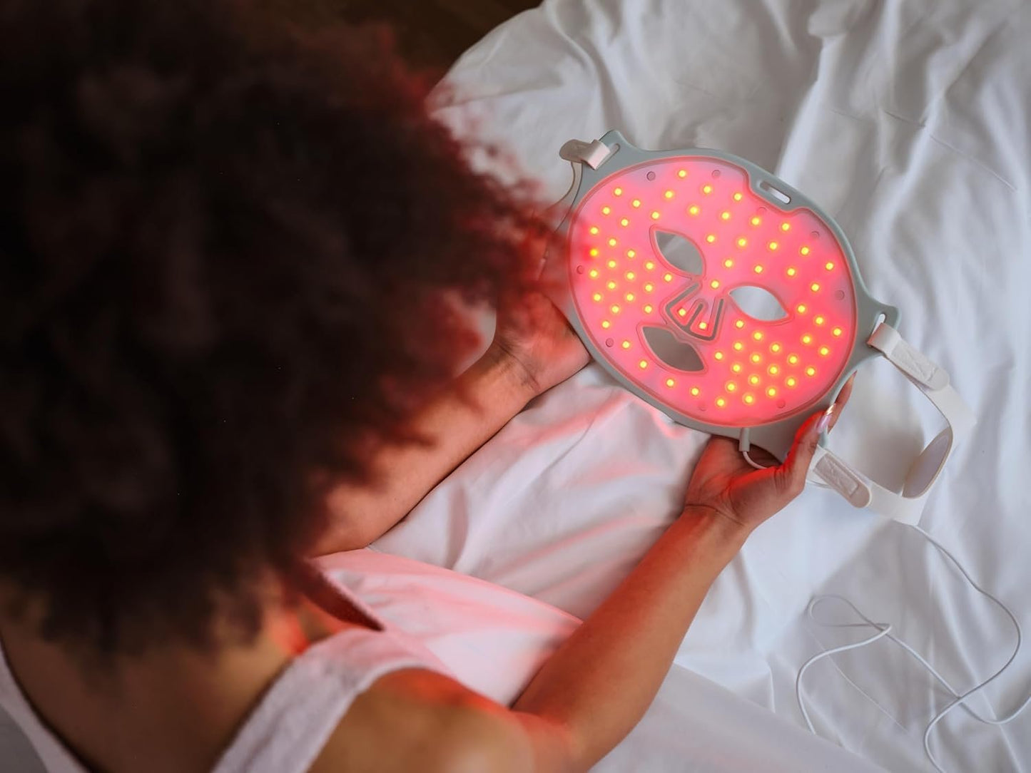 Kala Red Light Face Mask | Promotes Healthier, Younger-Looking Skin | Reduces Fine Lines & Wrinkles | Multi Wavelength Technology (Red/NIR/Blue) | Touch-Sensitive Switch