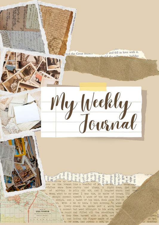 Aesthetic and Neutral Weekly Journal