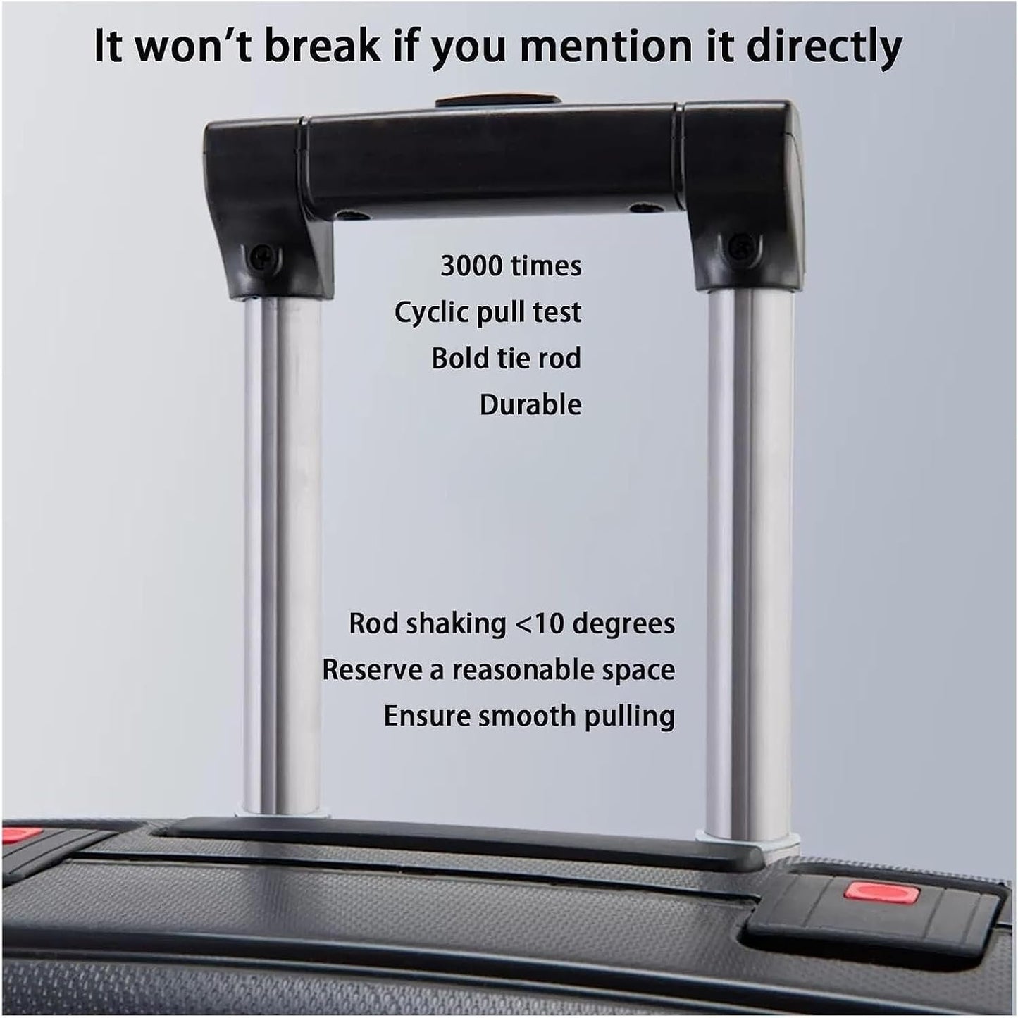 Luggage Suitcases with Wheels Large Capacity Storage Luggage Security TSA Combination Lock Carry On Luggage Lightweight Suitcase Lightweight and Durable(Black,24 in)