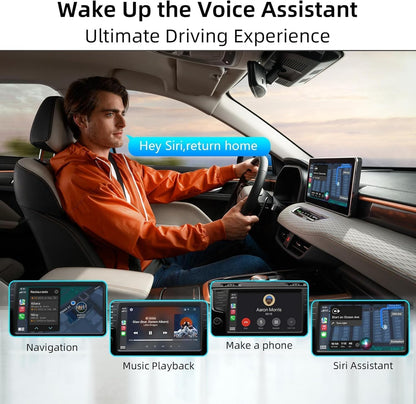 Wireless CarPlay Adapter for iPhone, 2024 Upgrade 2 in 1 Wireless Adapter CarPlay and Android Auto, Auto Connect, Wireless Car Play Adapter for Car CarPlay Wired Factory