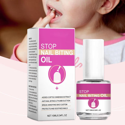 Stop Nail Biting Kids - Anti Nail Biting Nail Oil - Nail Care No Bite Nail Polish, Nail Biter Stopper, Safe & Effective Solution, Stop Biting Nails for Kids