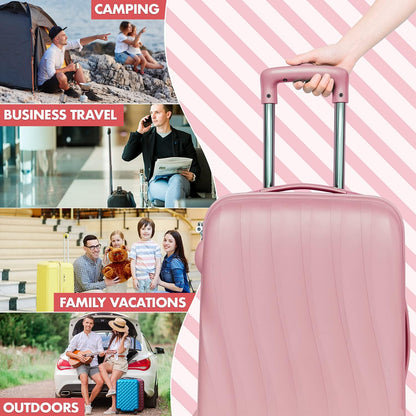 Travel Packing Cubes - 6 Piece Set Luggage Packing Organizers and Compression Packing Cube System for Travel with Shoe Bag Pouch Accessories to Organize Your Clothes Suitcase or Carry-On