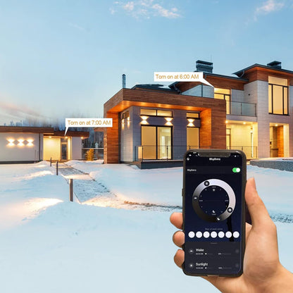 7Pandas Smart WiFi LED Recessed Downlight 90mm Cutout Ceiling Light Dimmable Color Changeable 2.4Ghz Only, Compatible with Alexa, Google Home No Hub Required (4 Pack)