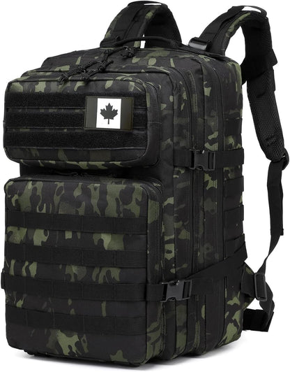 ATBP Military Tactical Molle Rucksack Backpack Large Travel Backpack Hiking Daypack Camping Hunting Backpack 40L