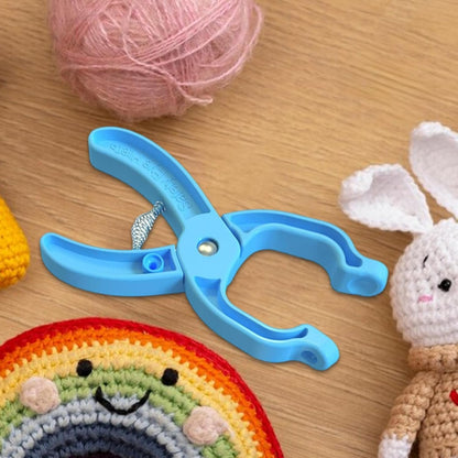 Crochet Eye Tool, Crochet Doll Supplies, Safety Eye Tool Pliers for Attaching Safety Eyes, Doll Making Pliers with Washers, for Sewing Projects, Fits 5-30mm Stuffed Animal Eyes
