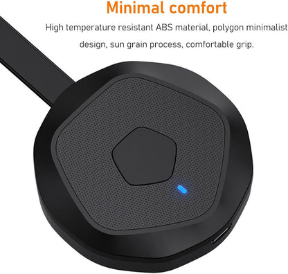 HDMI Display Dongle Adapter,for Laptop PC Smartphone to Streaming Video Audio to TV Projector,Horizontal Vertical Screen One Key Switch for Network Learning Entertainment