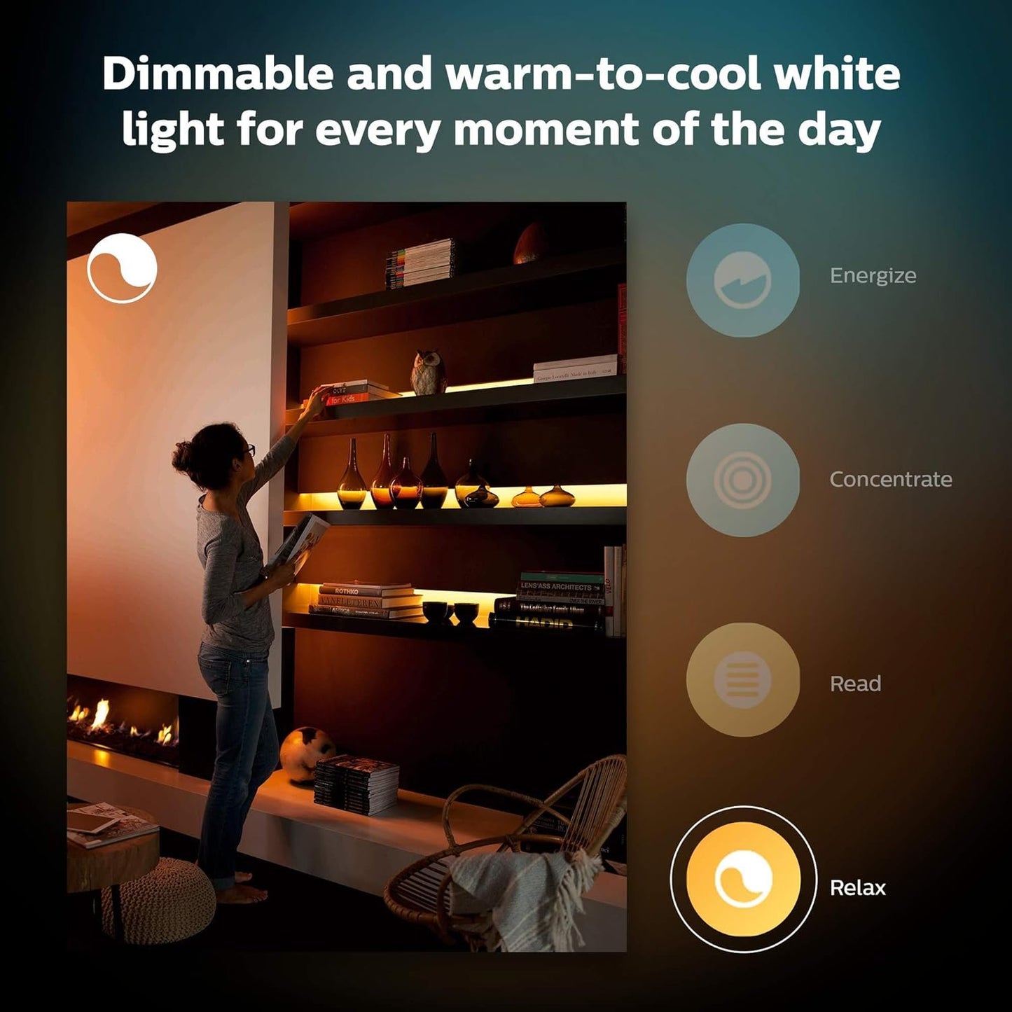 Philips Hue LightStrip Plus Dimmable LED Smart Light - Two Metre Base Kit (Compatible with Bluetooth)