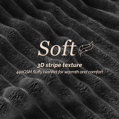 3D Jacquard Wearable Blanket Hoodie, Hooded Blankets for Adult Women, Warm Sweatshirt Blanket with Pockets and Sleeve