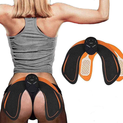 SHENGMI ABS Stimulator Buttocks/Hips Trainer Muscle Toner 6 Modes Smart Fitness Training Gear Home Office Ab Workout Equipment Machine