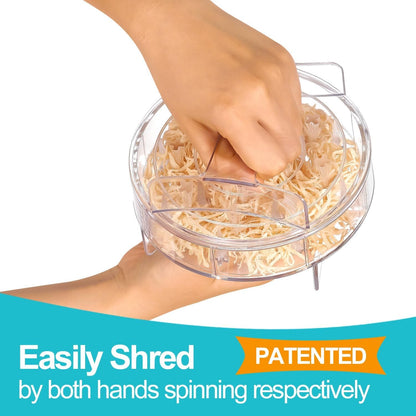 Chicken Shredder - Meat Shredder, Clear Chicken Shredder Tool Twist, Meat Shredder Tool Twist, Chicken Breast Food Shredded Tool Twist Grinder Machine for Dog and Cat Food Meal Prep