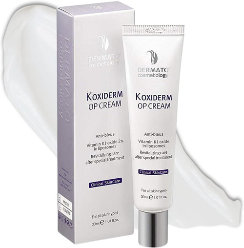 Vitamin K1 Oxiderm Cream, Minimizing Appearance of Scars, Dark Eye Circles, Bruises, Varicose Veins, Purpura and Redness (One pack 1.01Oz)