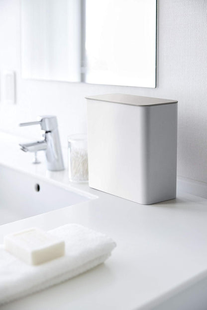 Yamazaki Home Plate Magnetic Detergent Pod Container Closet Storage and Organization Systems, One Size, White