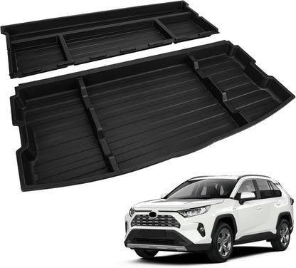 Kistrba Trunk Hidden Storage Box Compatible with 2019-2025 Toyota RAV4, Not for RAV4 Prime, Cargo Floor Storage Accessories