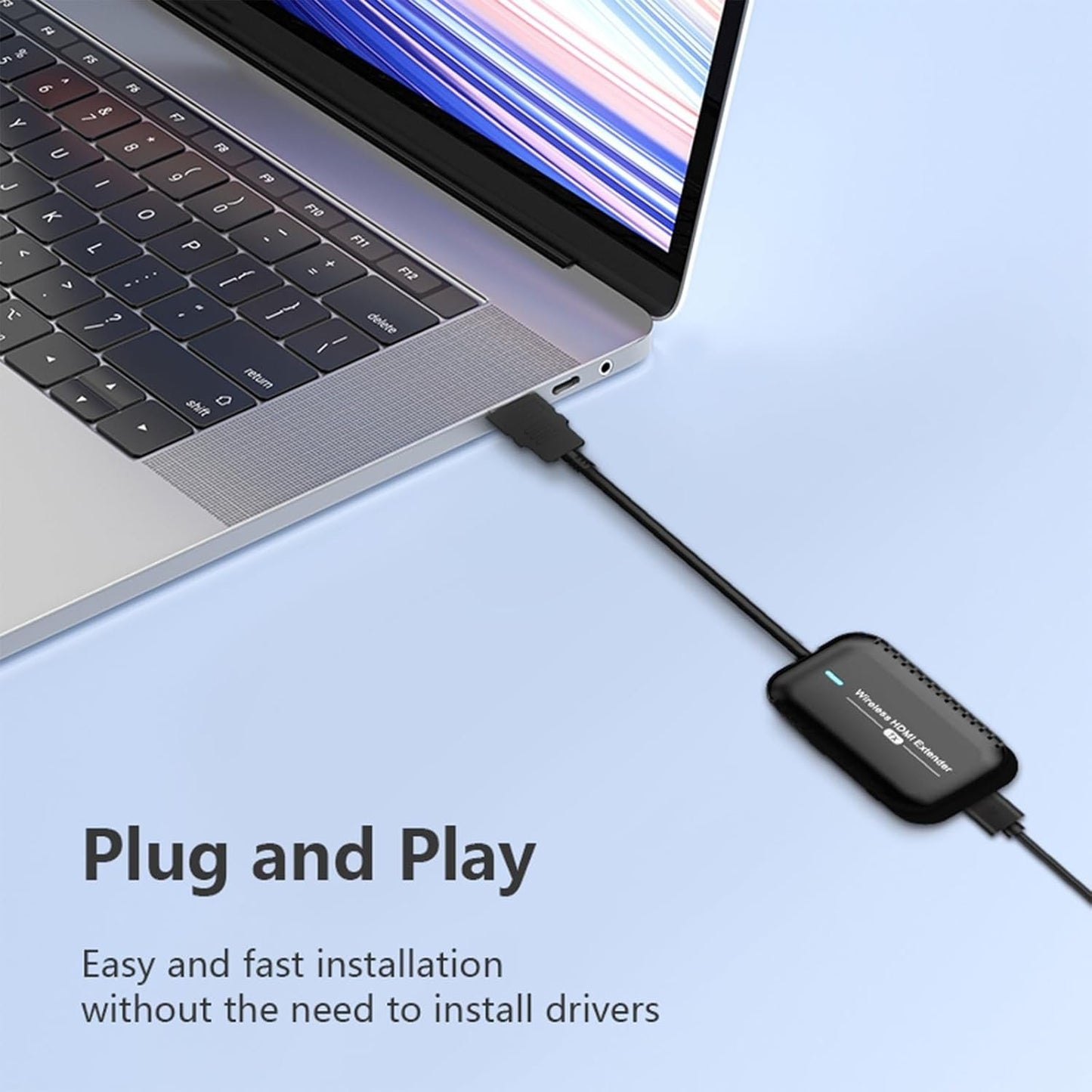 Transmitters Receiver 100ft Ranges 4K Decoding 1080P Output for Streaming Video