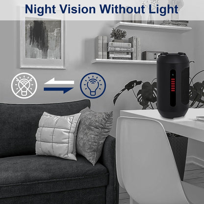 OTADUG Spy Camera Speaker, 1080P HD Mini Wireless Hidden Camera Security Surveillance Nanny Camera with Video and Audio, Motion Detection, Night Vision, 15-hour Playtime, 128 GB