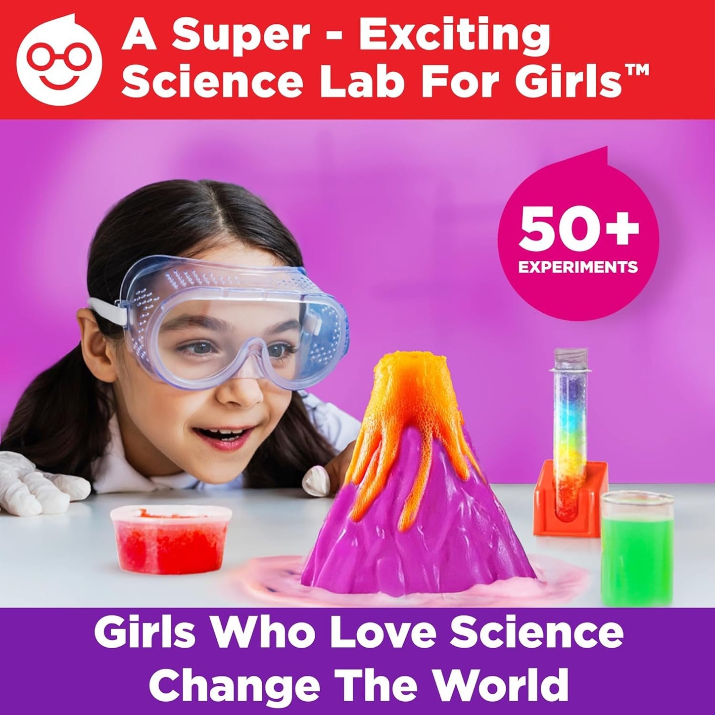 Doctor Jupiter Ultimate Science Kit for Girls Ages 6-12 | Birthday Gift Ideas | STEM Learning Educational Toys | 50+ Experiments Ultimate Starter Series