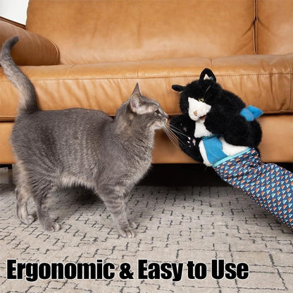 Cats Puppet Wrestler, Cat Wrestling Toy Puppet, Safe Interactive Cat Wrestling Hand Puppet with Tough Padding, Cat Sumo Wrestling Toy Puppet for Boredom-Busting Training and Exercise (1Pcs)