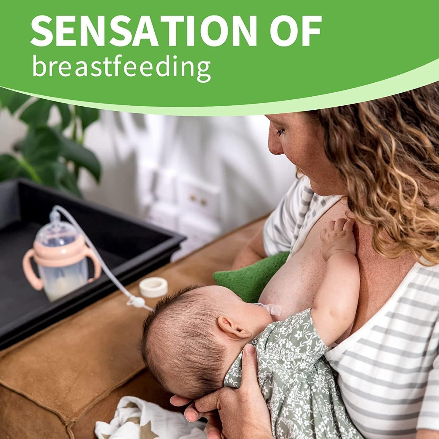 haakaa Supplemental Nursing System - Gen.3 Safe Baby Feeding Set with Cleaning Brush -Breastfeeding Newborn Essential- BPA Free