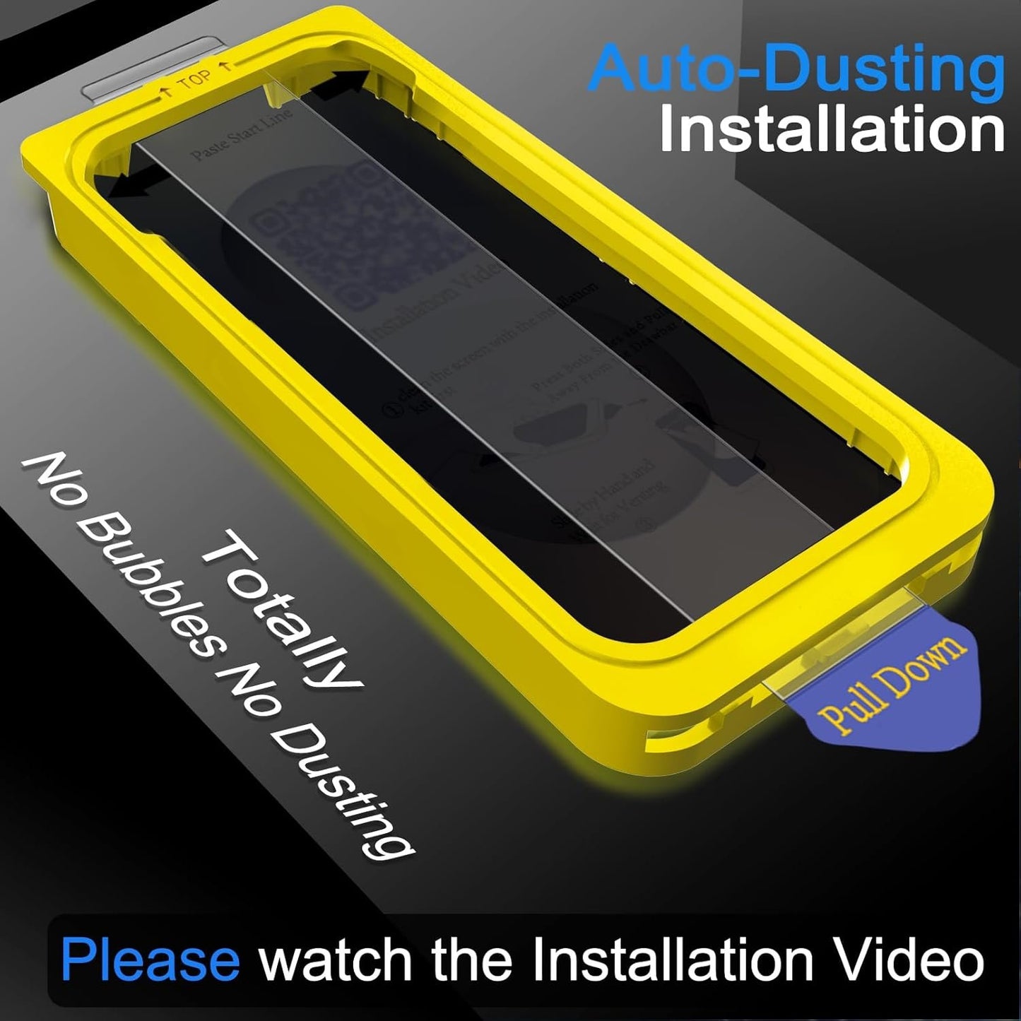 Ferilinso [Auto Dust Install] 3 Pack Privacy Screen Protector for Samsung Galaxy S25 Ultra [Phone Case fit], 3 Tempered Glass Camera Lens Accessories for Samsung S25 Ultra