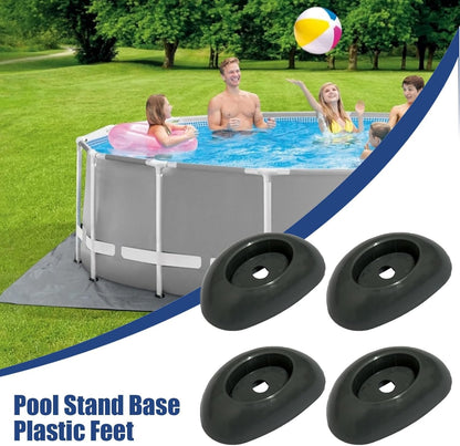 Pool Leg End Caps - Vertical Leg Replacement Frame Parts Cap | Stable Pool Vertical End Cap | Ground Swimming Replacement Parts