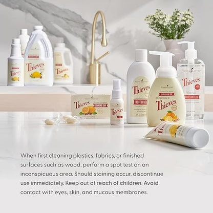 Young Living Thieves Household Cleaner of 14.4 fl.oz. Bottles - Essential Oil-Infused Ultra-Concentrated Formula for Natural Home Care, Non-Toxic Cleaning Bliss - 3 Pack