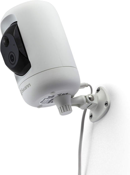 Swann Wi-Fi Home Security Camera -1080p HD Indoor Pan & Tilt,Night Vision,2-Way Talk,Remote Camera Control,Motion & Heat Sensing,Siren,32GB MicroSD - Protect Your Family with Swann's Reliability