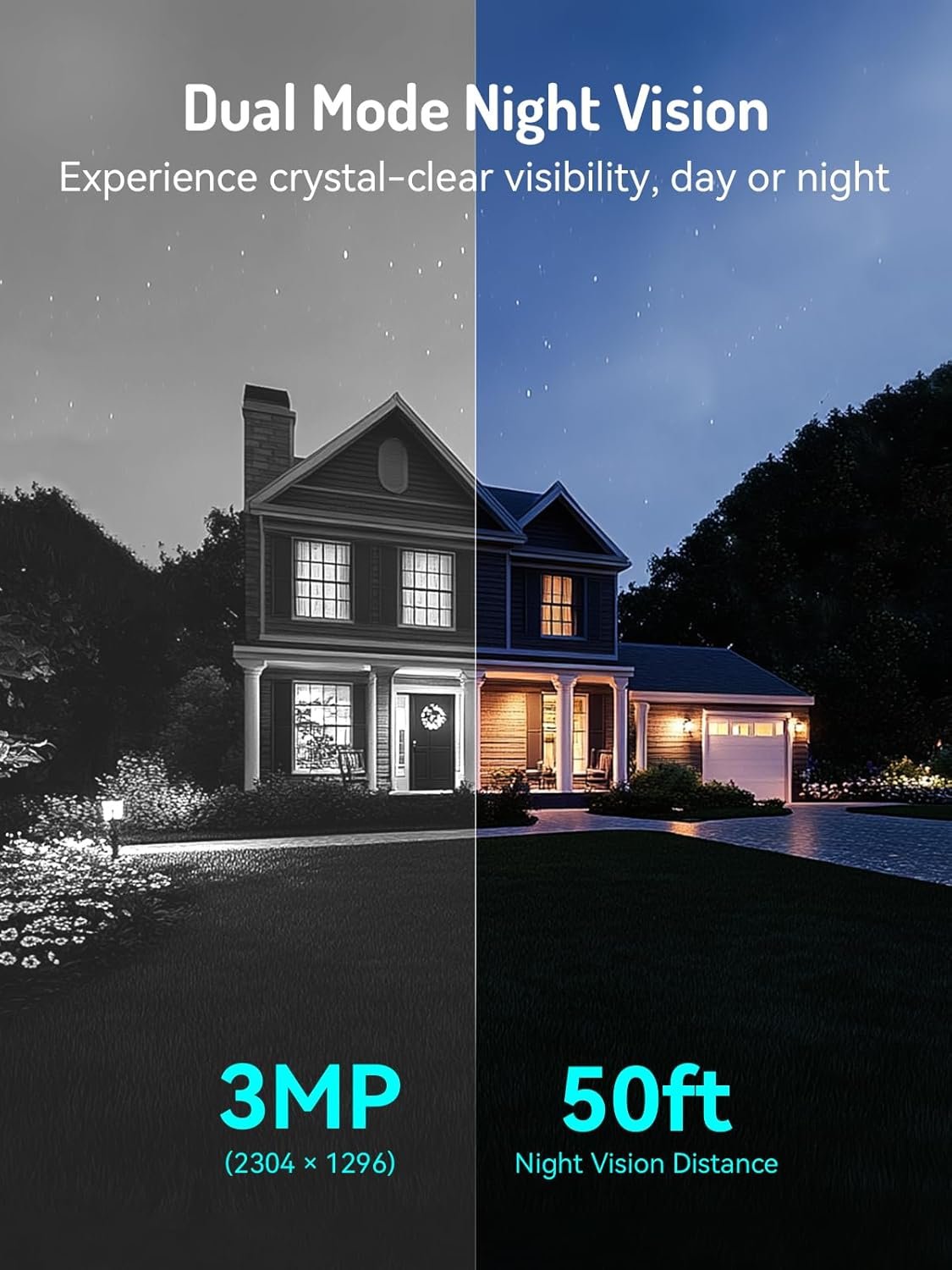 blurams Outdoor Camera Wireless w/Solar Panel, 360° PTZ Security Cameras Wireless Outdoor with Human Auto Tracking, 2K IR/Color Night Vision, IP65 Weatherproof, Battery Powered, 2.4GHz Only