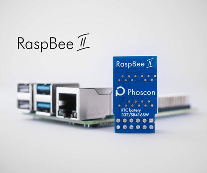 Phoscon RaspBee II - Universal Raspberry Pi Zigbee 3.0 Gateway, Includes deCONZ & Phoscon App, Home Automation, Home Assistant, ioBroker, Zigbee2MQTT