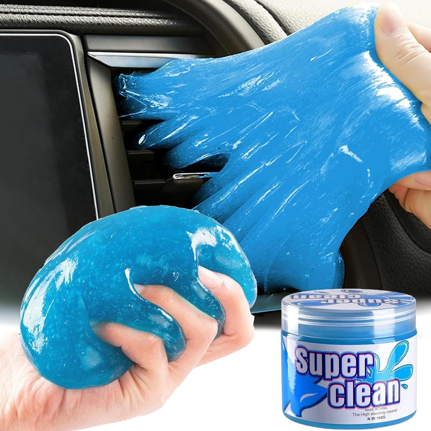 Cleaning Gel for Car Car Detailing Kit Gel for Car Detail Tools Car Cleaning Automotive Dust Air Vent Interior Detail Putty for Auto Laptop Car Slime Cleaner