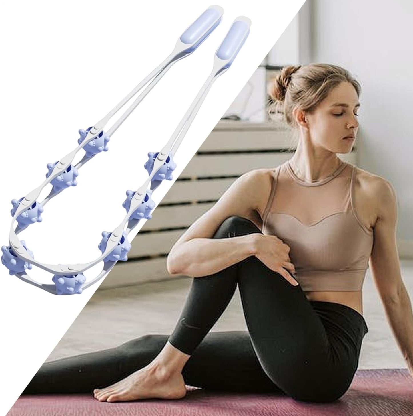 Strumento per Massaggio Anticellulite | Massaggiatore Manuale Portatile per Cellulite - Attrezzatura e Fitness per Addominali, Gambe, Braccia, Vita, Collo, Piedi e Muscoli