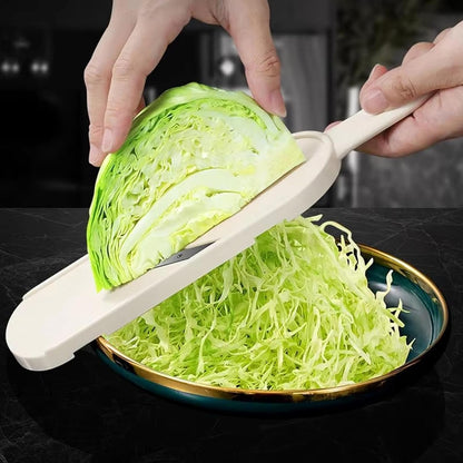 Kitchen Gadget for Quick Food Preps Combining Slicing Shredding and Grating Functions in 1 Tool