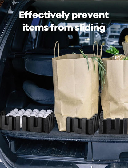 1 Set Multipurpose Car Trunk Organizer Blocks - Plastic Cargo Dividers for SUV/Truck/Car，Maximize Trunk Space