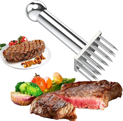 Kitchen Gadgets Heavy-Duty 28 Blades Stainless Steel Meat Tenderizer Needle Profession Kitchen Tools for Kitchen Cooking Tenderizing Beef,BBQ,Marinade,Steak and Poultry (28 Blades)