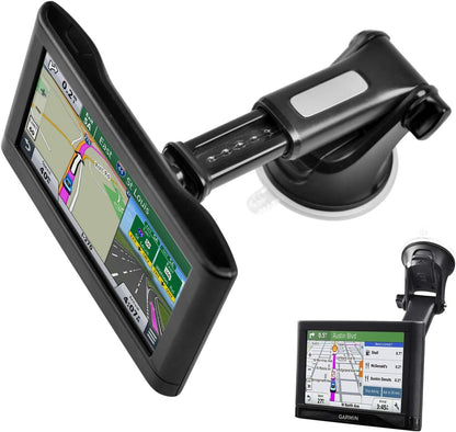 GPS Suction Cup Mount for Garmin [Quick Extension Arm], Replacement GPS Dash Ball Mount Dashboard Windshield Car Holder for Garmin Nuvi Dezl Drive Drivesmart Zumo Driveassist DriveLuxe StreetPilot RV