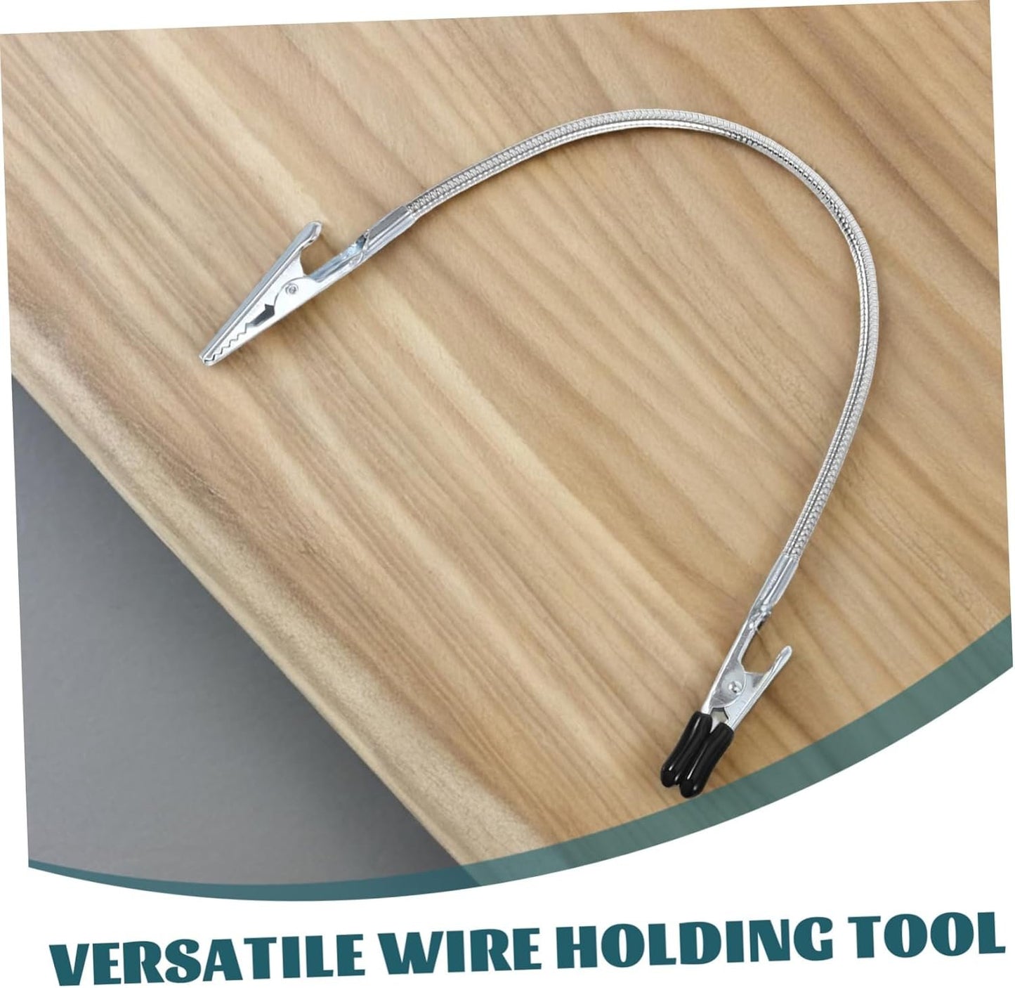 HAWILLOSCH 3pcs Soldering Wire Clamp Holder Flexible Alligator Clips for Electronics Repair Design for Workspace Organization and Efficient Workflow