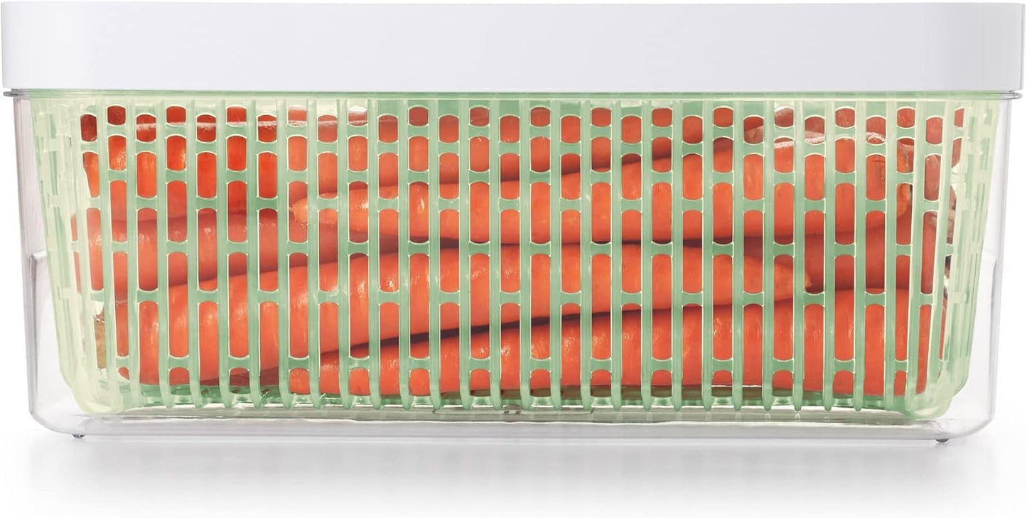 OXO Good Grips Greensaver Produce Keeper, 4.7 Litre Capacity, Green