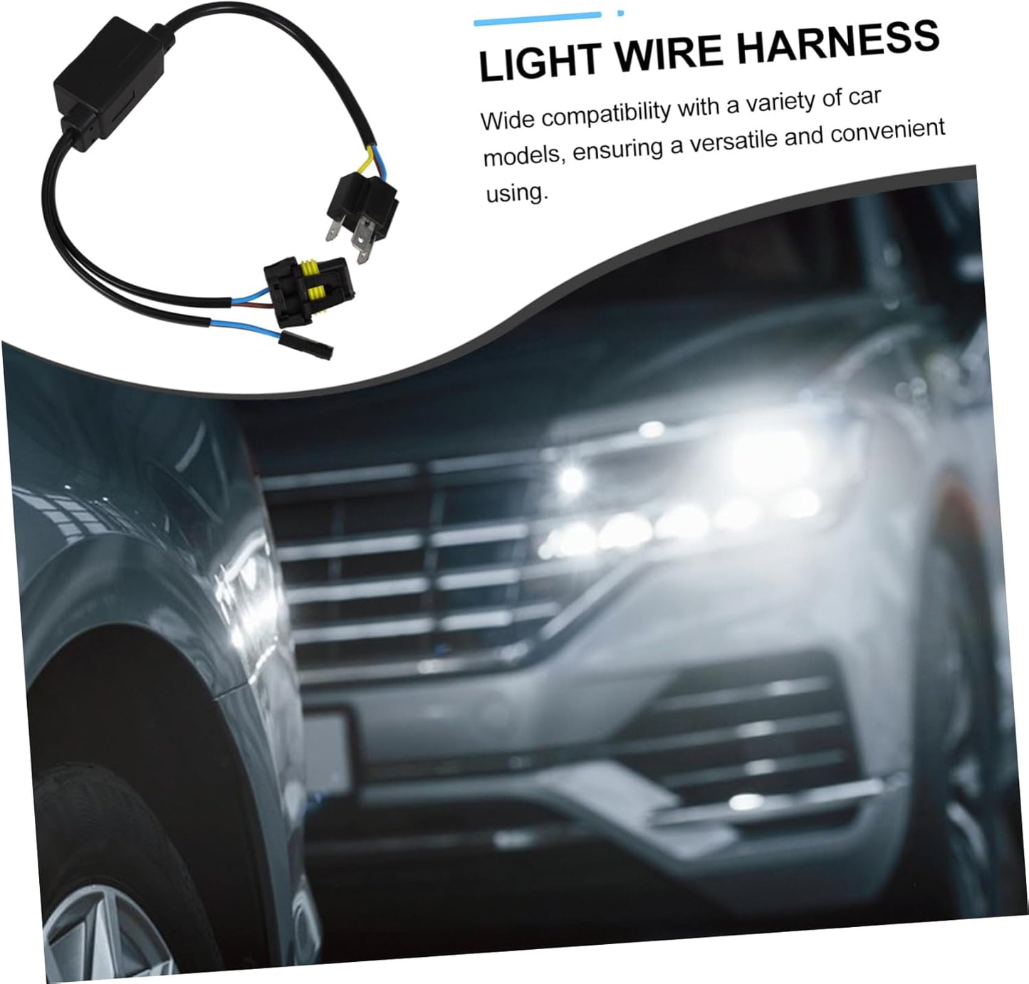 VALICLUD Cablaggio per Luci Auto Plug And Play Installazione Facile Compatibile con Vari Cablaggio e Pratico per Faro Riduzione Energetici Upgrade Veloce