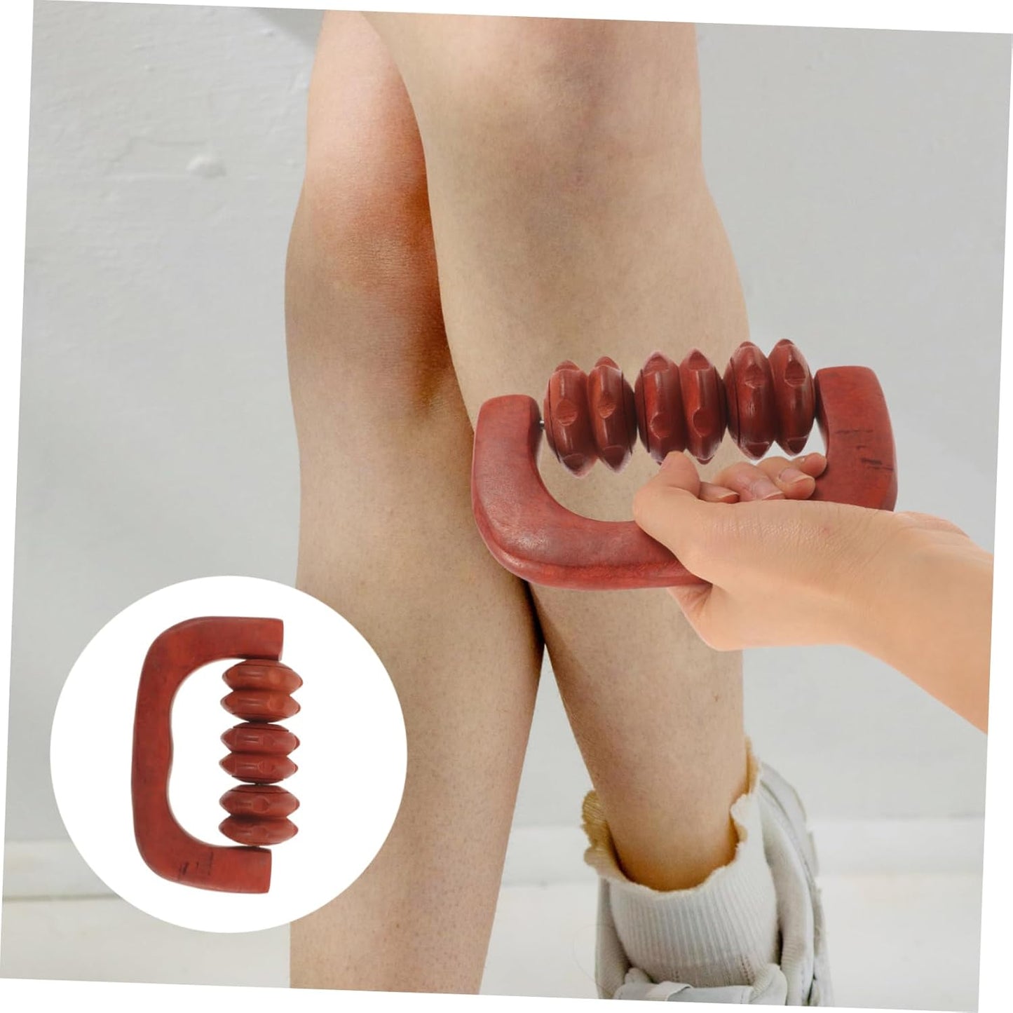 CALLARON 5 Pezzi Massaggiatore in Legno Massager Massaggiatore Per Il Mal Di Schiena Posteriore Massaggiante Muscolo Del Corpo Per Le Gambe Di Legno