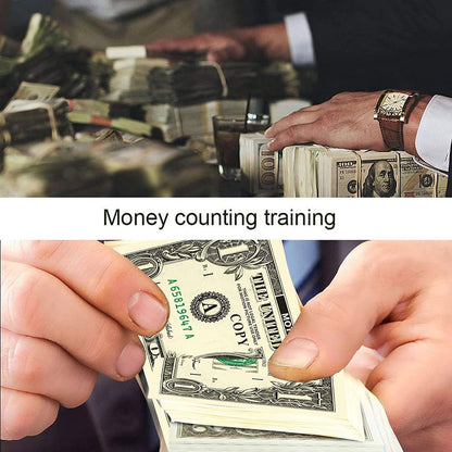 Money Game, Cash Toy for Children, Copy Money, Real Size Fake Dollar, Casino Accessories, Cash Film Play Toy, 120 Pieces, (20 x 1$, 5$, 10$, 20$, 50$, 100$)