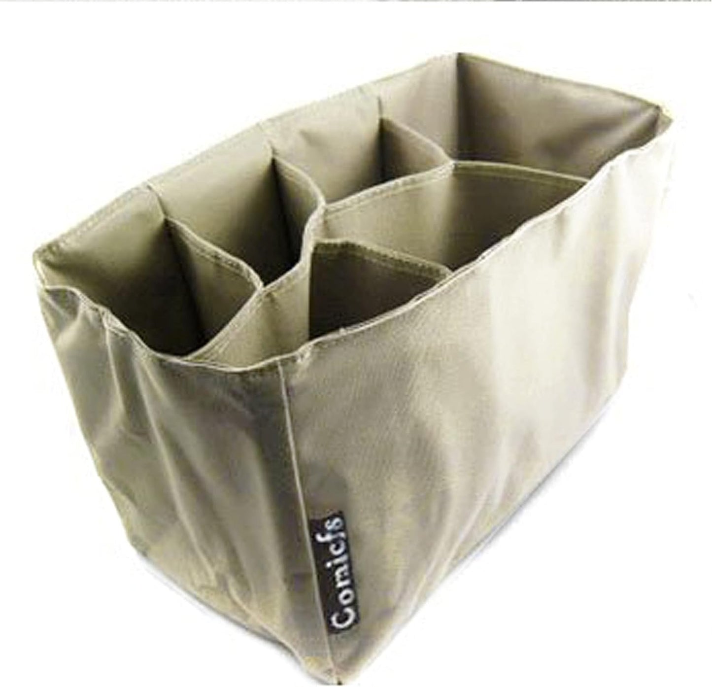 Comicfs Baby Diaper Bag Insert Organizer (Dimensions: 12 X 6.4 X 8 Inch, Khaki), with Comicfs cleaning cloth