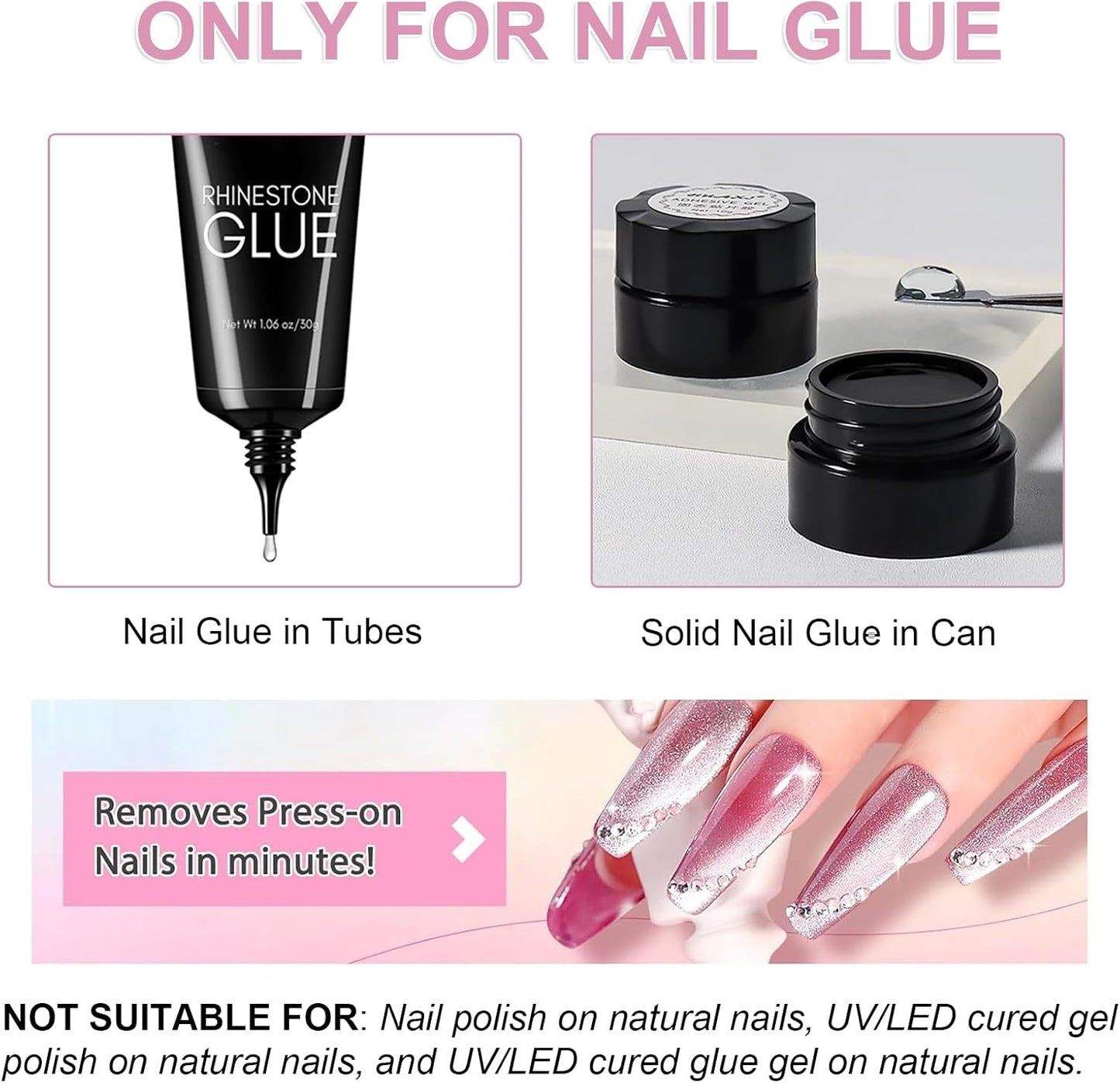 Nail Care Oil and Nail Remover, Nail Remover and Nail Oil for Nail Care, Remove Gel Nails Easily, Smoothes and Strengthens Nourishing Nails