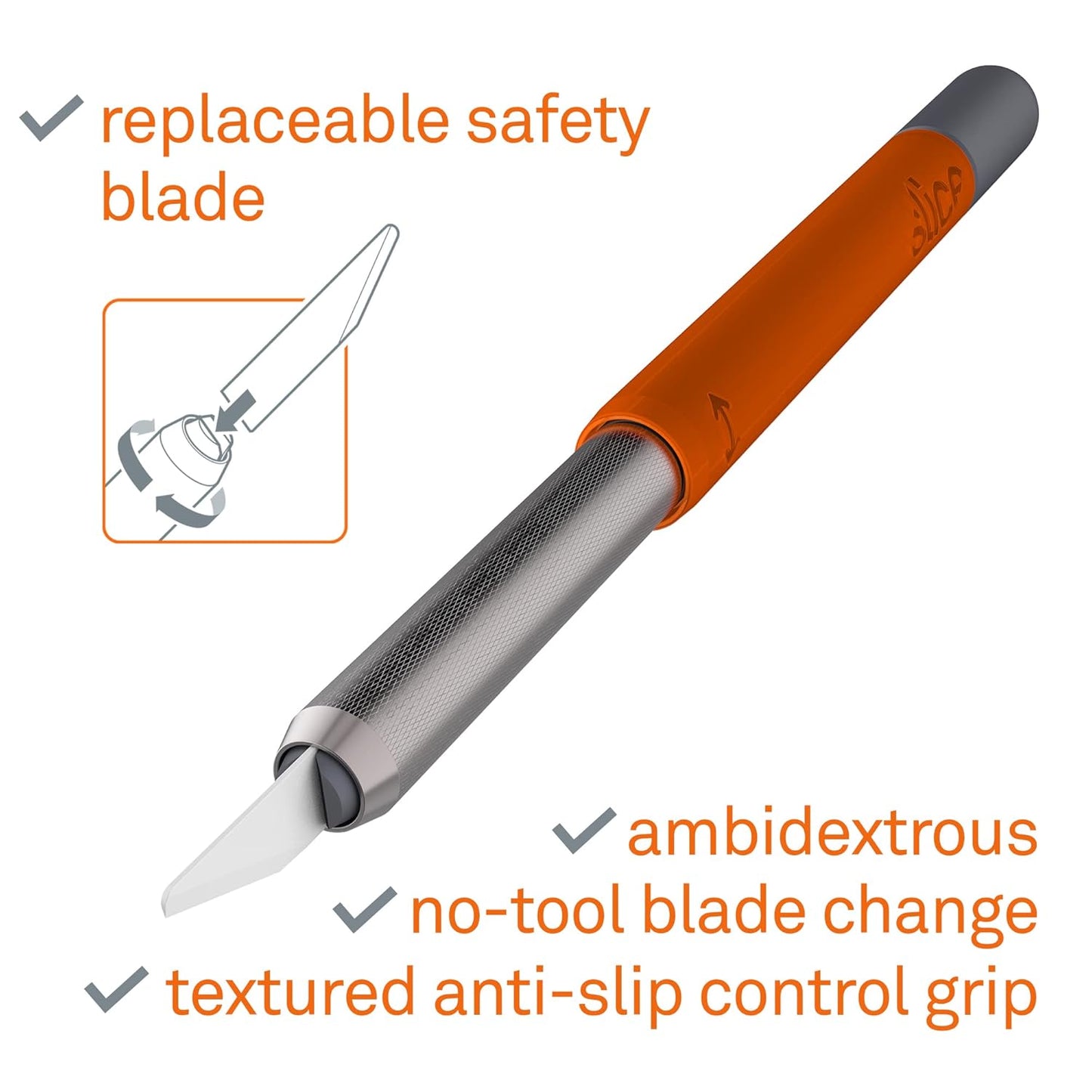 Slice (R) Craft Knife With Safety Cap-