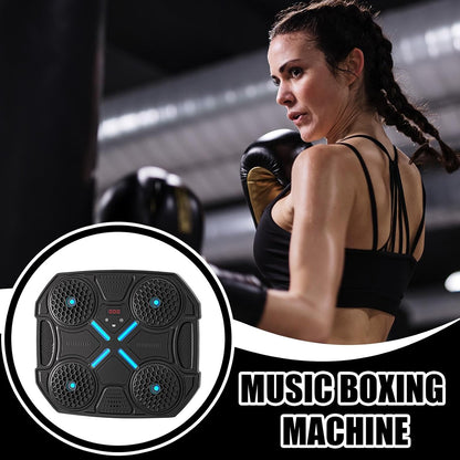 Attrezzatura da boxe high-tech, Allenatore di punzonatura integrato con musica, Punzonatrice per fitness, di boxe intelligente con guanti, Macchina da boxe con display musicale, Punzonatrice