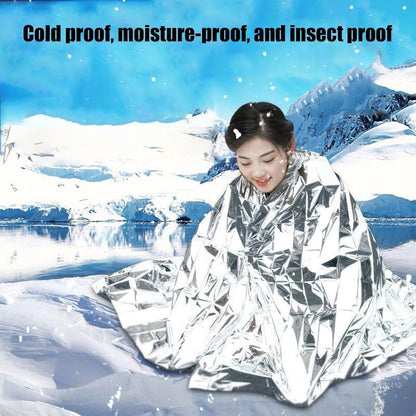 Space Blankets Survival - Thickened Blanket,Multifunctional Survival Blanket Survival Gear and Camping Supplies, Thermal Blankets Emergencies Supplies