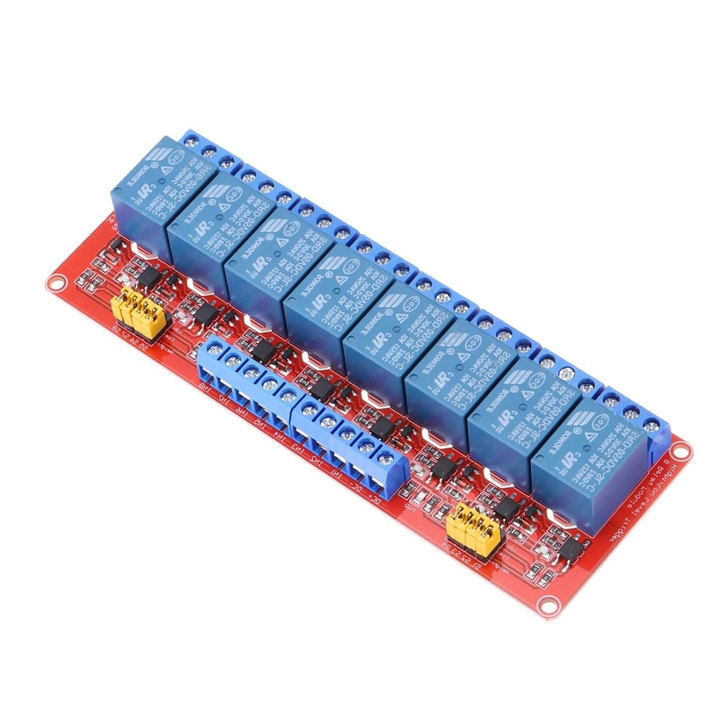 MECCANIXITY DC 5V 8 Channel Relay Module High or Low Level Trigger for Electronics Industrial Home Automation